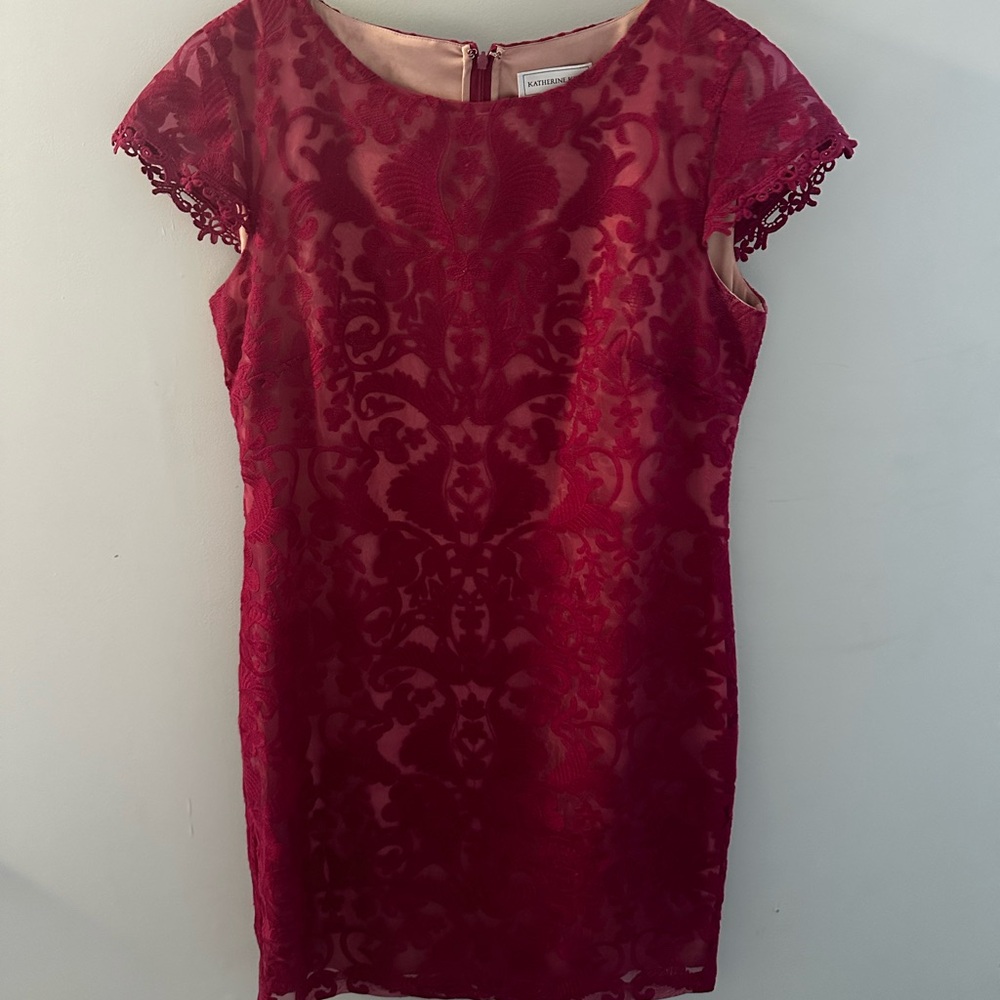 Katherine Kelly Lace Evening Dress